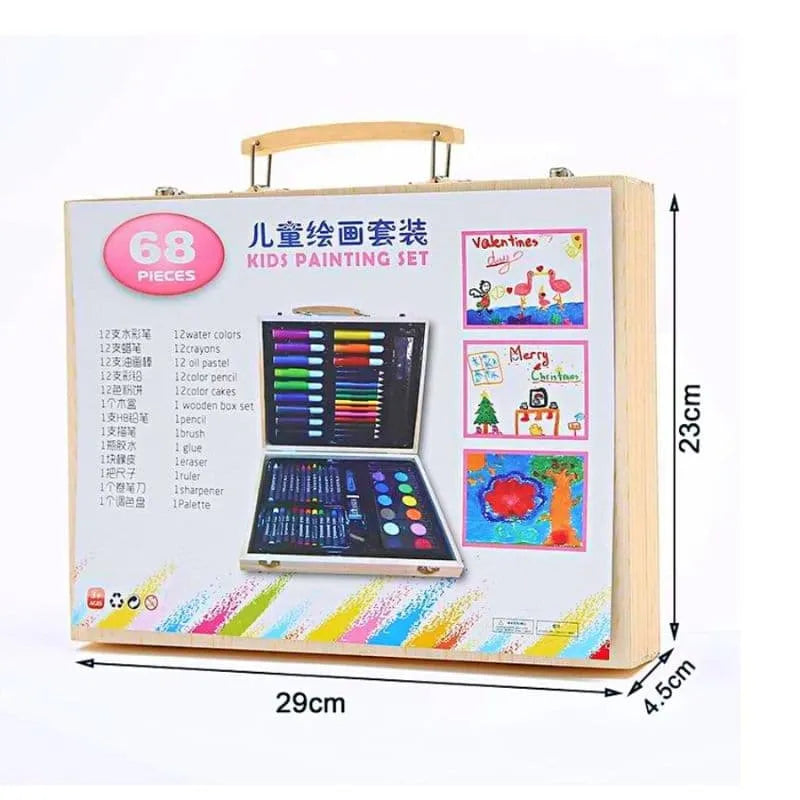 Wooden Kids Painting Art Kit
