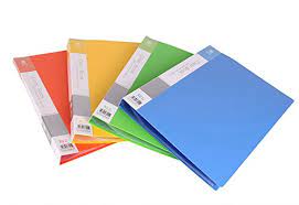 Pocket File (FC) 10, 20, 30, 40, 60, 80, 100 Pockets| Clear Book Pocket | Pocket Display Book |File Folder for Protecting Documents Certificates degrees Assorted Colors (1Pcs)